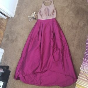 Open back wedding dress